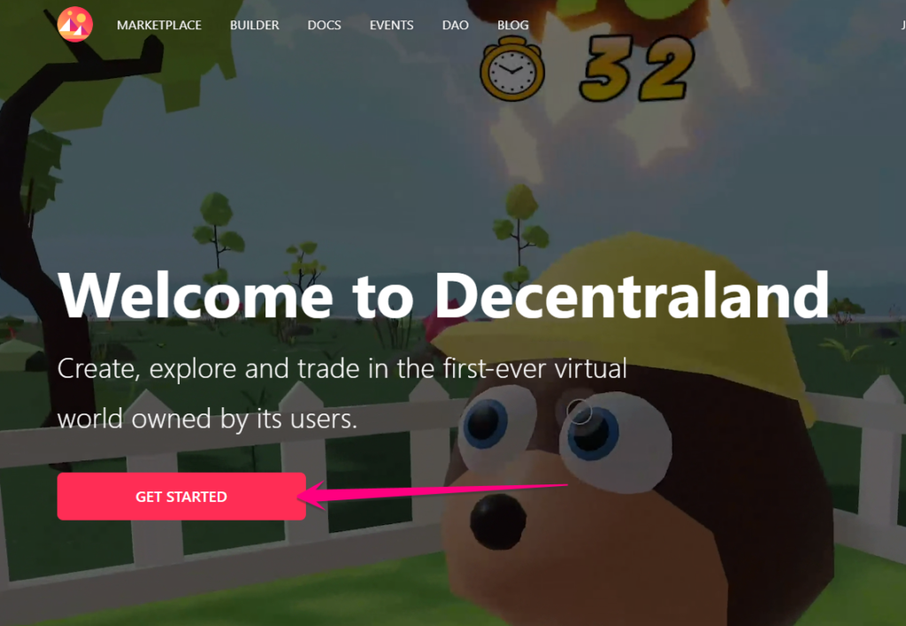 how to access Decentraland Metaverse