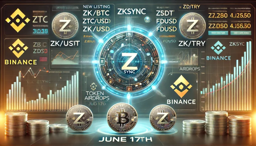 Binance Lists zkSync (ZK) with Token Distribution Program