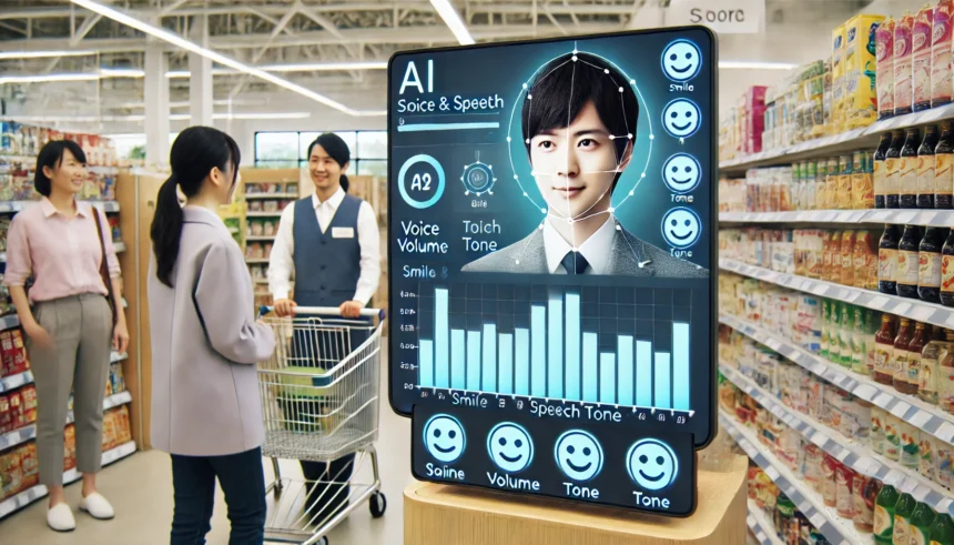 Japanese Supermarket Chain Implements AI to Monitor Staff Smiles and Speech