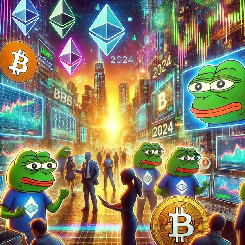 Meme Coins Dominate 2024's Crypto Market Surge