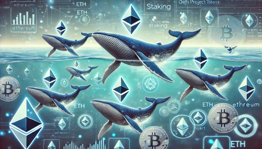 Whales Increasingly Focus on ETH Staking and Ethereum Ecosystem Tokens