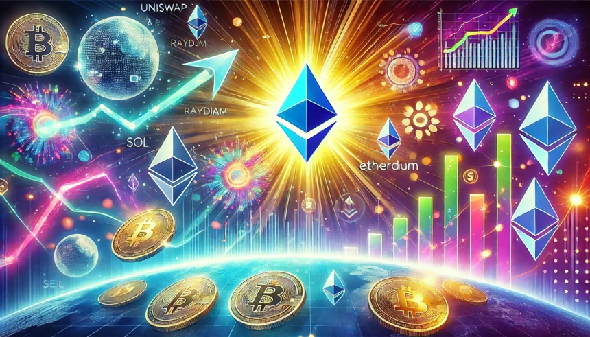 Uniswap and Raydium Lead DeFi Apps in Attracting New Users