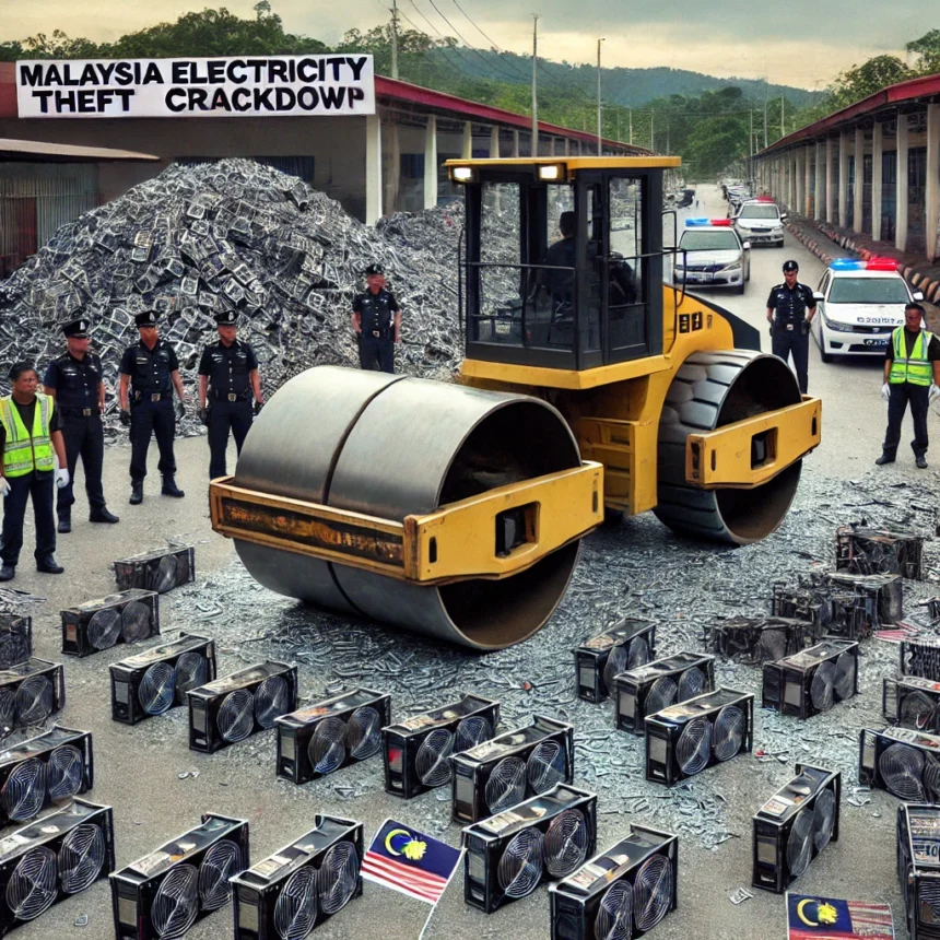 Malaysia Destroys 985 Bitcoin Rigs in Crackdown on Electricity Theft