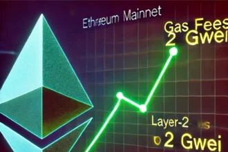 Ethereum Gas Fees Fall to 2 Gwei Amid Declining Mainnet Activity