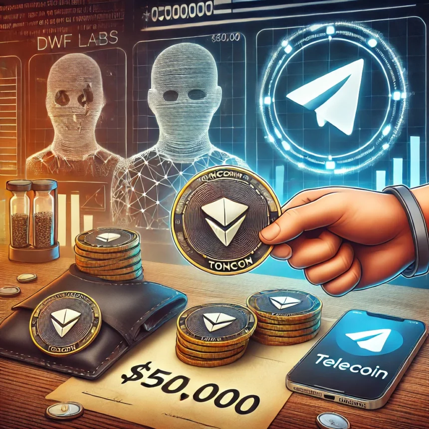 DWF Labs Acquires $500K in Toncoin to Back Arrested Telegram CEO