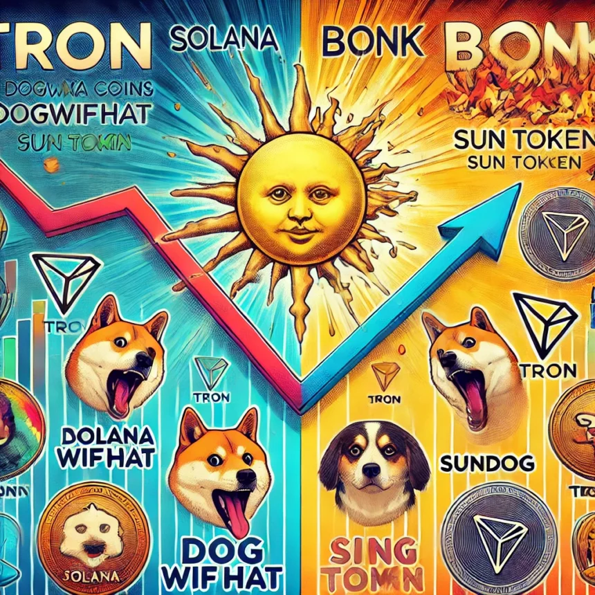 Tron’s SunPump Frenzy Causes Dip in Solana’s Meme Coins