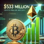 Crypto Fund Inflows Hit $533M as Bitcoin Surpasses Ethereum: CoinShares