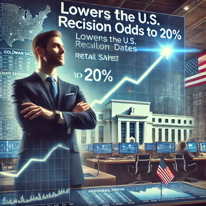 Goldman Sachs Lowers U.S. Recession Odds to 20%