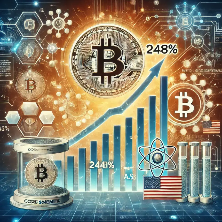 Core Scientific Sees 248% Stock Growth Amid Strong Bitcoin Mining Performance