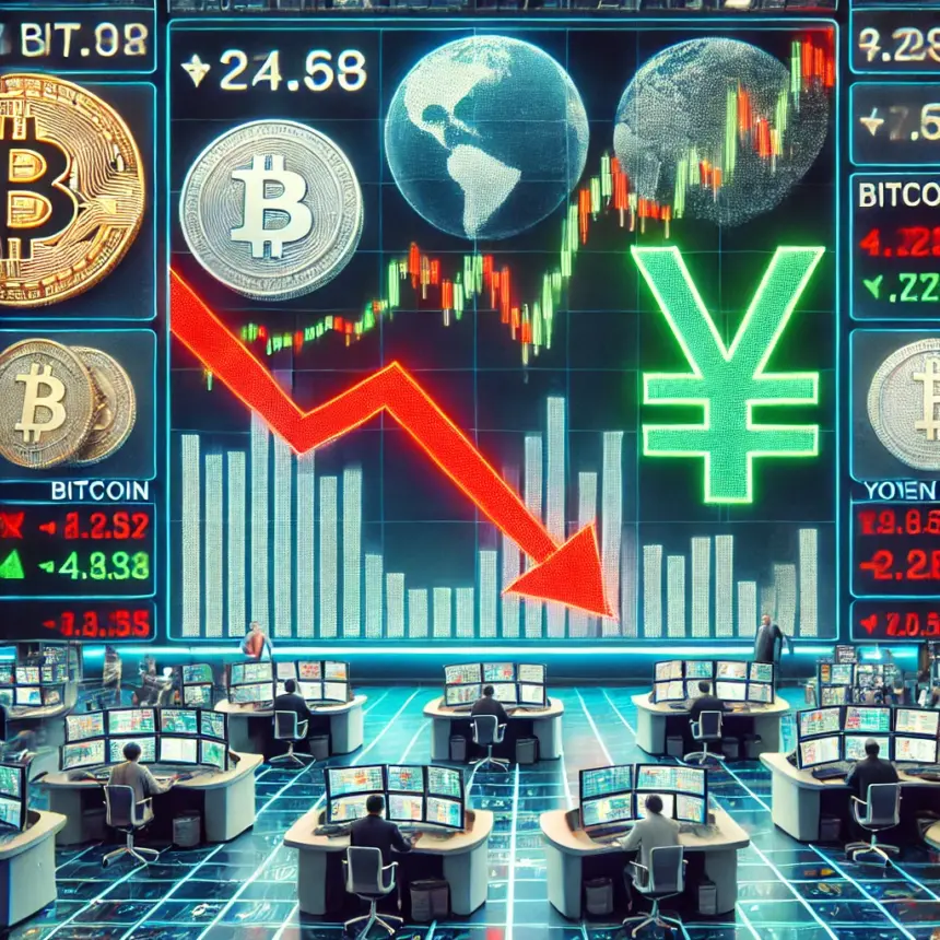 Bitcoin Falls as Yen Gains Post-U.S. Presidential Debate