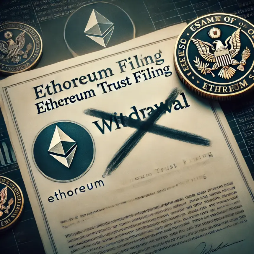 WisdomTree Withdraws Ethereum Trust Filing with SEC
