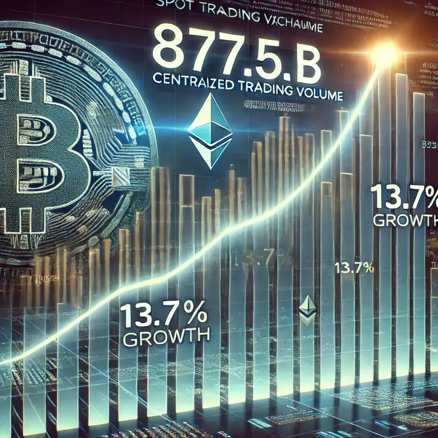CEXs Record 13.7% Growth in Spot Trading Volume, Reaching $877.5 Billion in August