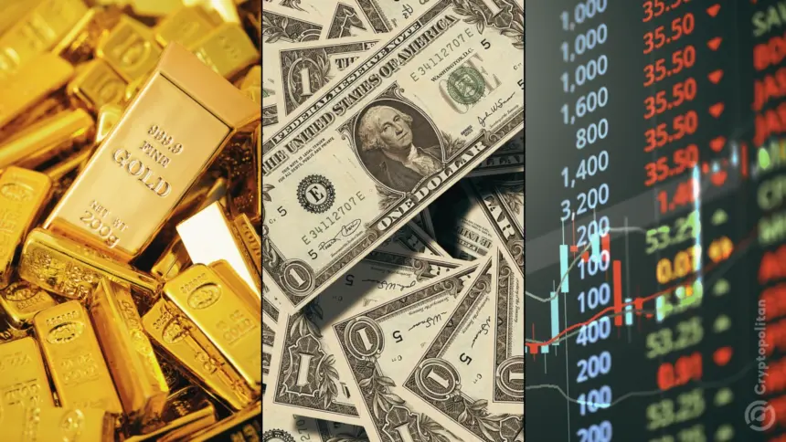 Dollar and gold surge as U.S. election nears, driving market volatility. Bitcoin faces resistance, with rising yields adding pressure to risk assets.Dollar and gold surge as U.S. election nears, driving market volatility. Bitcoin faces resistance, with rising yields adding pressure to risk assets.