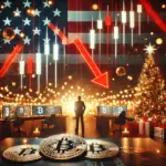 Santa Rally Falls Short as U.S. Stocks See Consecutive Losses and Bitcoin Drops $15,000