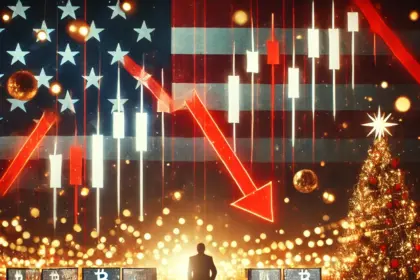 Santa Rally Falls Short as U.S. Stocks See Consecutive Losses and Bitcoin Drops $15,000